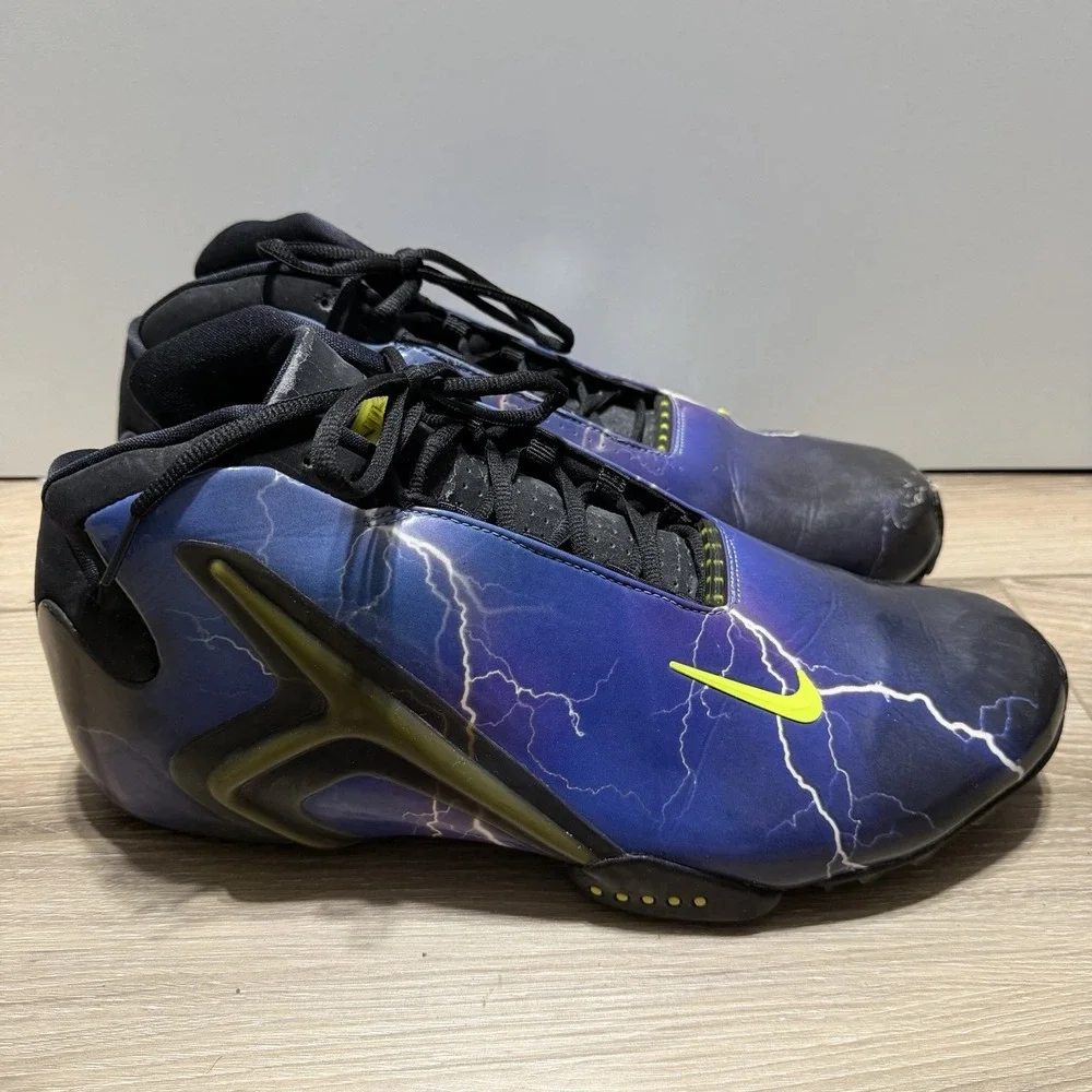Nike ZOOM HYPERFLIGHT PRM Ultraviolet / Volt - Black‎ 587561 500 Men's 15 US